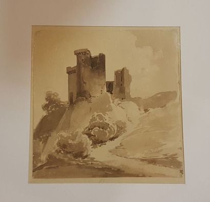 RÉMOND Jean Charles Joseph (1795-1875) 
Ruines...