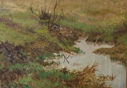 null BARROTE Léon (1866-1933)

Ruisseau 

Huile sur toile signée en bas à gauche...