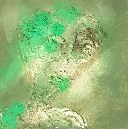 null GAGNAIRE Aline (1911-1997)

Visage vert

Technique mixte sur toile, non signée...