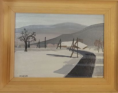 null KOVEA EHLINGER Radka ( née en 1937)

Paysage sous la neige 

Huile sur toile...