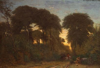 null MANNIER Charles, 1823-1855

Chasseurs à cheval en forêt

huile sur toile (craquelures,...