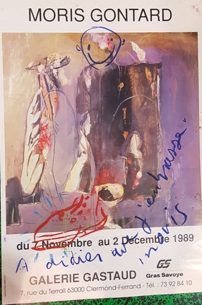 GONTARD Moris (né en 1940) 
Affiche de l'exposition...