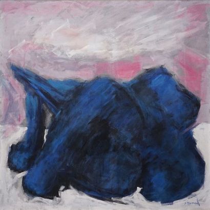 null PSYCHAKIS Charalambos, né en 1938

Forme bleue

peinture sur toile, signée en...