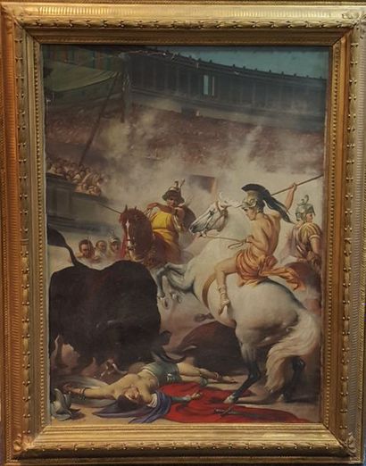 null SANDOR Wagner (1838-1919) copie d'après

Les Jeux du cirque, 

huile sur toile...