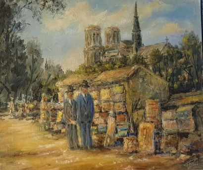 null TISOT Félix (1909-1979)

Les bouquinistes et Notre-Dame de Paris
Huile sur toile...