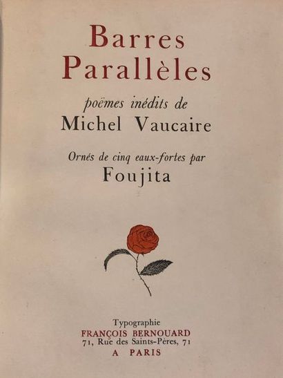 null FOUJITA (Léonard) - VAUCAIRE (Michel).
Barres Parallèles poêmes inédits de Michel...