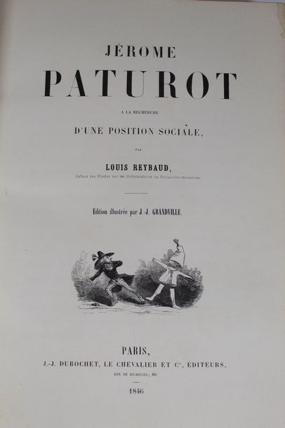 null REYBAUD Louis. Jérome Paturot à la recherche d'une position sociale. Paris,...