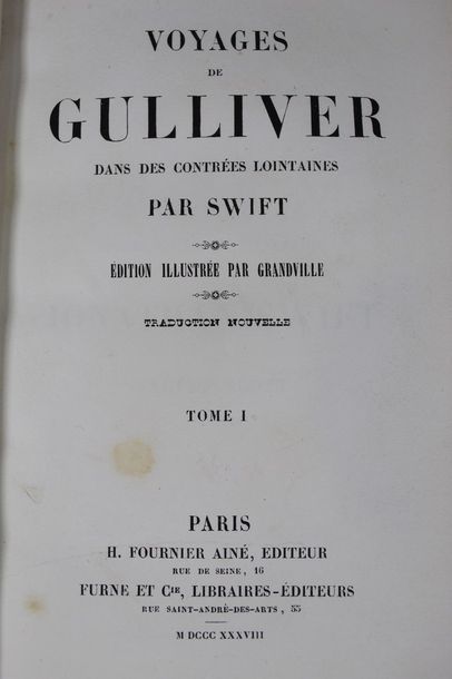 null SWIFT, Les voyages de Gulliver dans des contrées lointaines. Edition illustrée...
