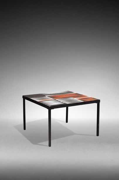 null Roger CAPRON (1922-2006)

Table basse, c. 1961, à plateau carré en carreaux...