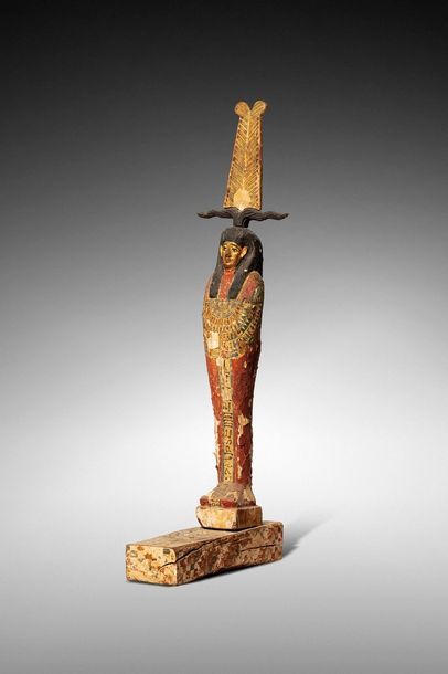 null Ptah-Sokar-Osiris.

Grande statuette représentant le dieu Ptah-Sokar-Osiris...