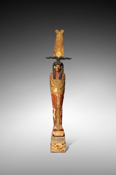 null Ptah-Sokar-Osiris.

Grande statuette représentant le dieu Ptah-Sokar-Osiris...