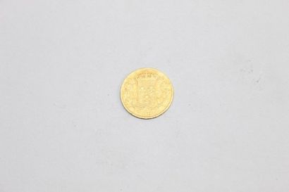 null Pièce de 20 francs en or Louis XVIII buste nu (1818 A)

TTB

Poids : 6,40 g...