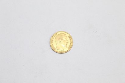 Pièce en or de 20 francs 