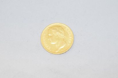 null 1 pièce en or de 40 Francs Napoléon Ier tête laurée, Paris, 1811.

Poids : 12.8...