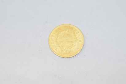 null 1 pièce en or de 40 Francs Napoléon Ier tête laurée, Paris, 1811.

Poids : 12.8...