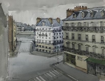 null PREKAS Paris (1926-1999)

Rue Galilée, Paris, circa 1985

Aquarelle signée en...