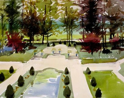 null PREKAS Paris (1926-1999)

le jardin du chateau Margaux, 1977

Aquarelle signée...