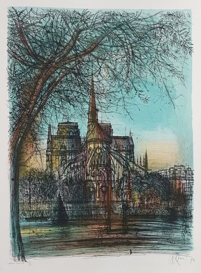 null CARZOU Jean (1907-2000)

Le chevet de Notre Dame de Paris, 1970

Lithographie,...