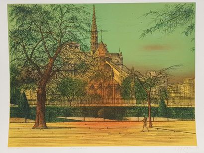 null CARZOU Jean (1907-2000)

Le chevet de Notre Dame de Paris, 1984

Lithographie,...