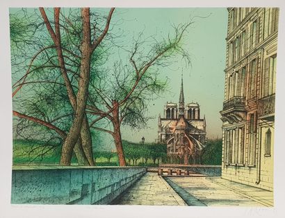 null CARZOU Jean (1907-2000)

Vers Notre Dame, 1983

Lithographie, signée et datée...