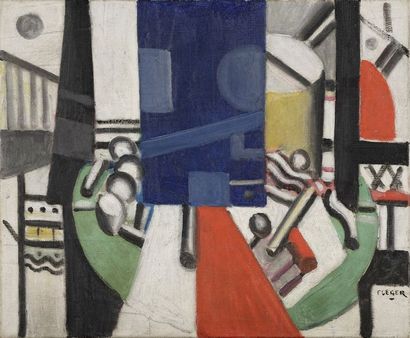 LÉGER Fernand LÉGER Fernand, 1881-1955
Nature morte, circa 1920
huile sur toile
signée...