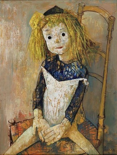 Jansem Jean JANSEM Jean , 1920-2013

Poupée blonde à la chaise

huile sur toile

signée...
