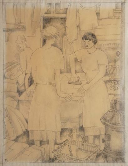 Laboureur Jean-Emile LABOUREUR Jean-Émile, 1877-1943

Les blanchisseuses, circa 1936

mine...