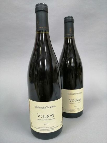null 2 bouteilles VOLNAY Christophe Vaudoisey 2011 

