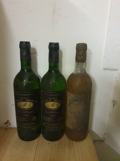 null Ensemble de 6 bouteilles :1 bouteille CH. SMITH-HAUT-LAFITTE, Graves 1979 (ets...