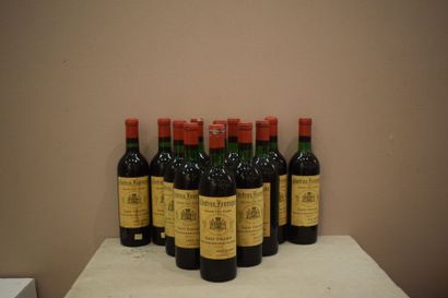 null 12	bouteilles 	CH. 	FONROQUE, Grand Cru 	St-Emilion 	1967	 (es, 6 J) 



