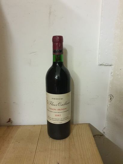 null 6 	bouteilles 	CH. 	LA FLEUR CAILLEAU, 	Canon-Fronsac 	1982	 (ela) 	

