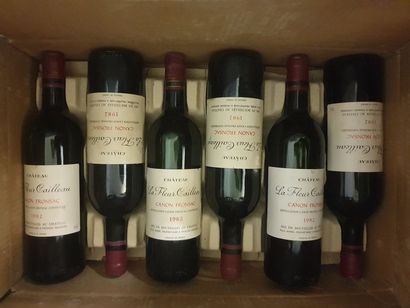 null 9 bouteilles CH. LA FLEUR CAILLEAU, Canon Fronsac 1982 



