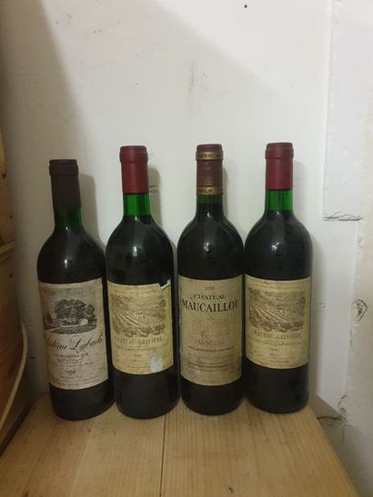 null Ensemble de 	8	 bouteilles 					

2	bouteilles 			Haut-Médoc 	1996	 (es) 	

1	...