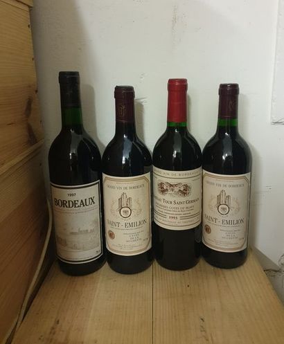 null 9 	bouteilles 	BORDEAUX 				 (Puisseguin, Blaye, St-Emilion) 	

