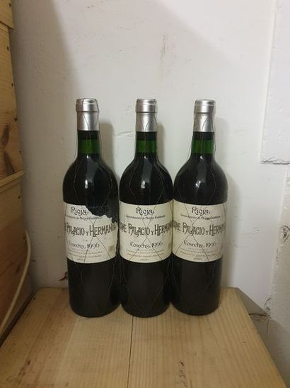 null 3 	bouteilles 	RIOJA 	"cosecha", 	Cosme Palacio y Hermanos 	1996	 (1 ea) 	
...