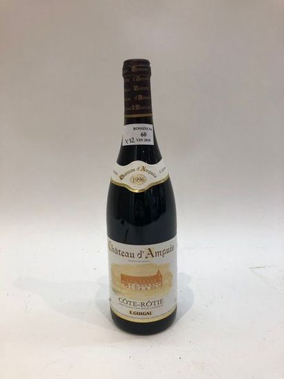 null 12 bouteilles "Château d'Ampuis", Guigal , 1996, cb