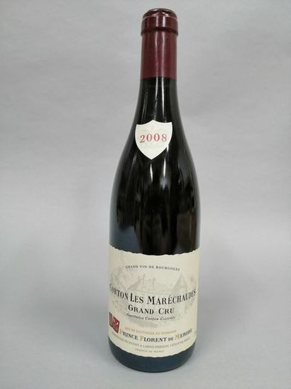 null 1 bouteille CORTON "Les Maréchaudes", Prince Florent de Mérode 2008 

