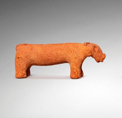 null Mali, Djenne civilization, 11th-14th century 
Terracotta animal 
H.: 15 cm 

With...