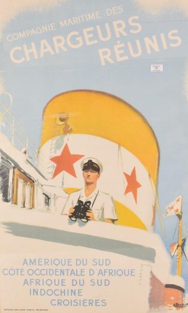 null UNITED SHIPPERS' MARITIME COMPANY

Poster of ap. Albert Brenet (1903-2005) 

South...
