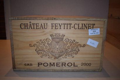 null 12 CH bottles. FEYTIT-CLINET, Pomerol 2000 cb