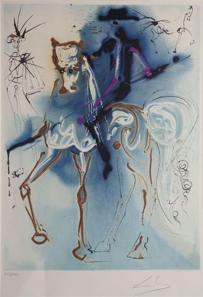 DALI Salvador DALI Salvador, 1904-1989

Le Picador, Les Chevaux Daliniens, 1970-1972

lithographie...