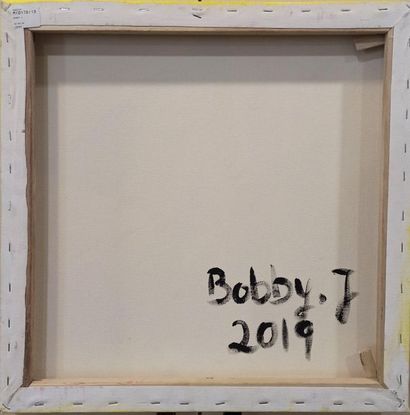 BOBBY J BOBBY J (né en 1986)

Percussions stellaires, 2019

Technique mixte sur toile,...