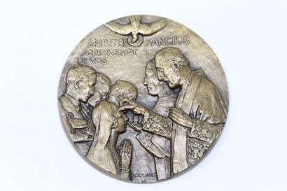 null Henri BOUCHARD

Importante médaille en bronze doré réprésentant la "Confirmation"....