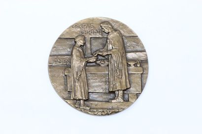 Henri BOUCHARD 
Importante médaille en bronze...