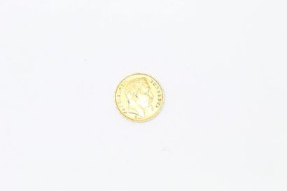 Pièce en or de 20 Francs Napoléon III, tête...