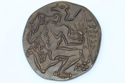 null MASSON André (1896-1987)

Médaille en bronze figurant le portrait d'André Malraux.

Avers...