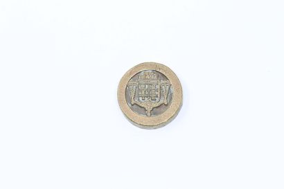 null Base de sceau en bronze " charte 1830 ". 

Diam. : 33 mm.