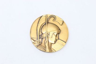 null M.Delannoy

Médaille en bronze doré représentant un Hoplite.



Signé M.Delannoy



Diam...