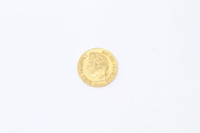 Pièce en or de 40 francs Louis-Philippe I...