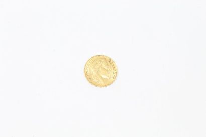 Pièce en or de 20 francs Napoléon III, tête...